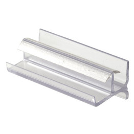 PRIME-LINE M-6144 Workright Products Tub Enclosure Clear Plastic Snap-In Bottom Guide