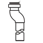 SLOAN F31AA CP OUTLET ASM 1 1/2 X 8 1/4 W/2 OF 0306921