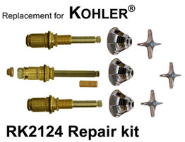 For Kohler RK2124 3 Valve Rebuild Kit