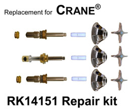 For Crane RK14151 3 Valve Rebuild Kit