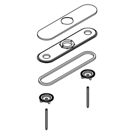 Kohler 1245144-Vs Escutcheon Kit - Vibrant Stainless