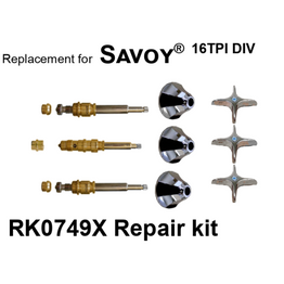 For Savoy RK0749X 3 Valve Rebuild Kit