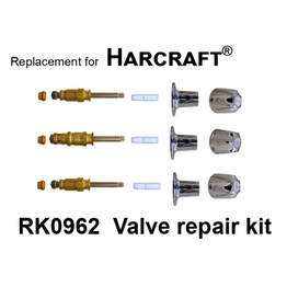 For Harcraft RK0962 3 Valve Rebuild Kit