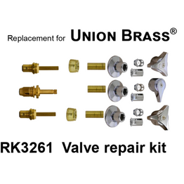 For Union Brass RK3261 3 Valve Repair Kit
