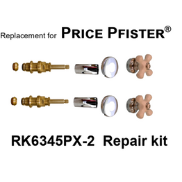 For Price Pfister RK6345PX-2 2 Valve Rebuild Kit