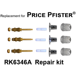 For Price Pfister Rk6346A 3 Valve Rebuild Kit