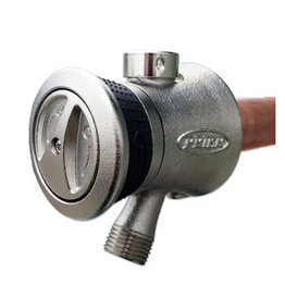 Prier P-118X12 P-118X 12" Single Handle Hot & Cold Mixing Hydrant, Satin Nickel; 1/2" Crimp Pex