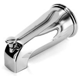 Matco-Norca FY-805DC 1/2" Chrome Die Cast Slip On Diverter Tub Spout With Decorative Ring.
