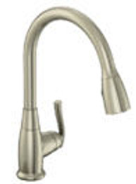 Matco-Norca BL-151SS Single Handle Kitchen Pull-Down Faucet Stainless Steel.