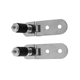 Duravit 0061521000 Hinges (Pair) for Urinal Vero 006151 - Stainless Steel