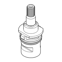 Grohe 48202000 Headpart 1/2" Ceramic Right