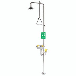 Speakman SE-625 Combination Stainless Steel Emergency Shower with Eye/face Wash