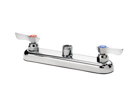 Krowne 13-8XXL Silver Series 8" Center Deck Mount Faucet Body, No Spout