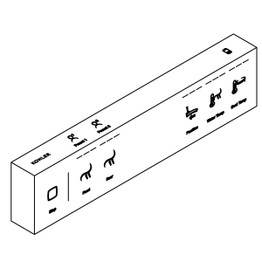 Kohler 1433398-0 Remote Control Assembly