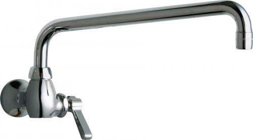 Chicago Faucets 332-L12ABCP Single-Hole Wall-Mounted Pot and Kettle Filler