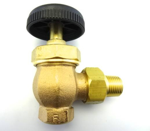 Marsh R100A 1/2" Angle Radiator Valve