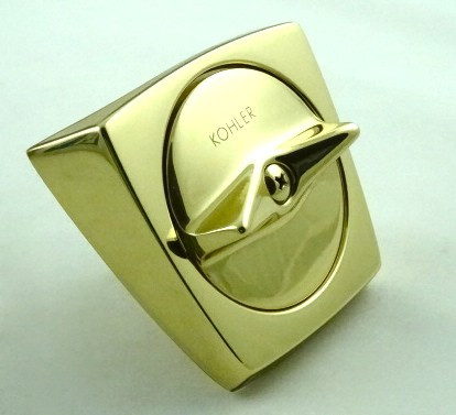 Kohler 74675-VF Drain Overflow, Clearflow - Polished Brass