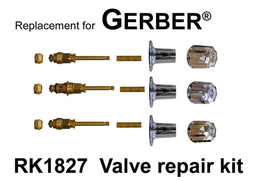 For Gerber RK1827 3 Valve Old Style Rebuild Kit