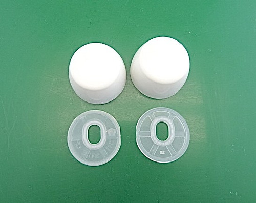 Eljer 495-0908-00 Bolt Caps White