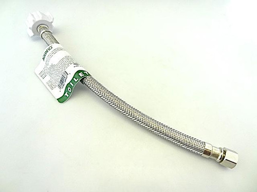 Nbt16-1/2 -  16 In. Stainless Steel Braided Flexible Toilet Supply Line