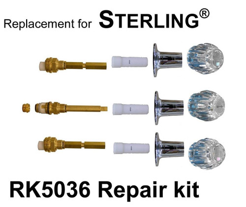 For Sterling RK5036 3 Valve Shower Rebuild Kit