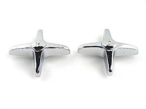 For Price Pfister Nyj PP870PR Chrome Cross Handles