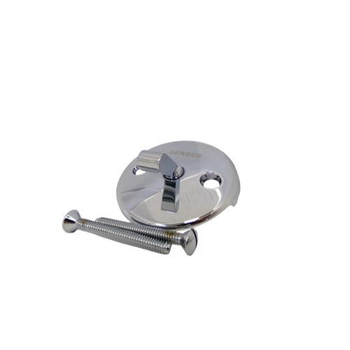 Gerber 98-016, G0098016 Trip Lever Face Plate w/ Screws Chrome