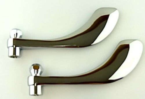 For Crane Nyj Cr4166pr Bathroom Wrist Blade Handles Polished Chrome