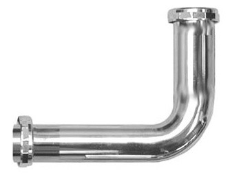 Closet Flush Elbow 2 X 5 X 7 Chrome   34514