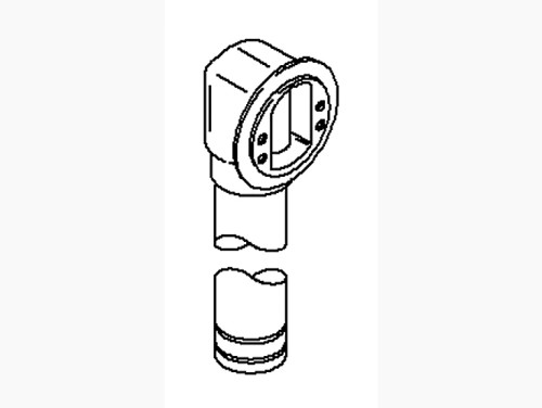 Kohler 1009707 Elbow & Tube Sa- Overflow- 1.5"