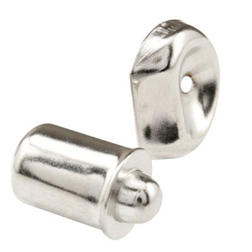 PRIME-LINE M-6072 Shower Door Bullet Catch Nickel Plated Pack Of 2