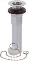 Matco-Norca FY-925 Chrome Two Piece P.O. Plug Chain & Stopper Cast Top With 4” Tail Piece.