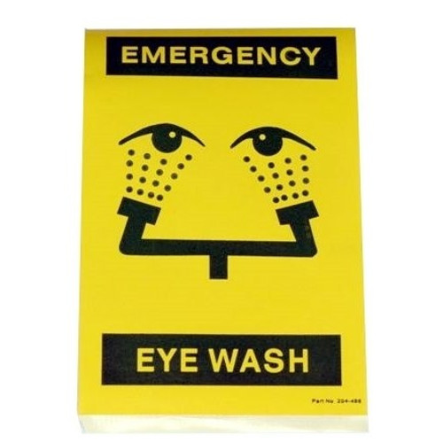 Bradley 204-486 Emergency Sign