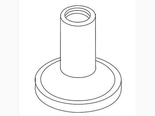 Kohler 1009888-Sn Base Handle - Vibrant Polished Nickel