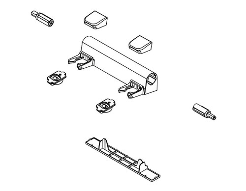 Kohler 1150464-95 Eb Hinge Kit Ice Grey