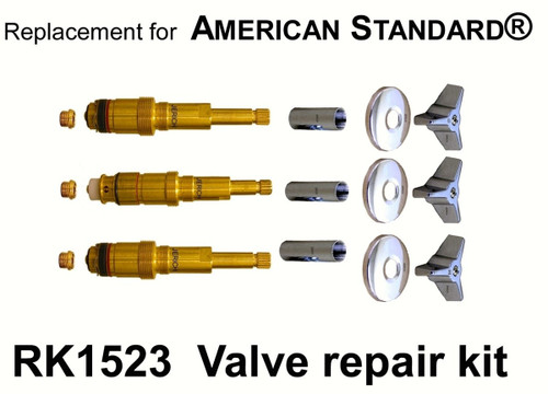 For American Standard RK1523 3 Valve Rebuild Kit