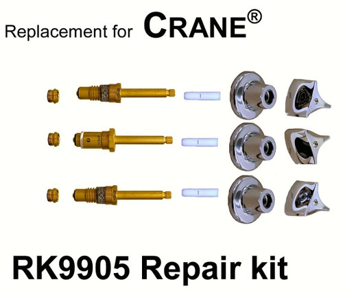 For Crane RK9905 3 Valve Rebuild Kit