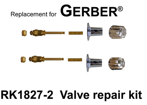 For Gerber RK1827-2 2 Valve Rebuild Kit