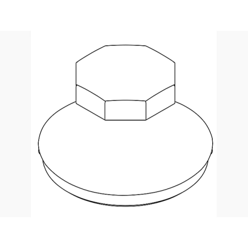 Kohler 1031790-2bl Stopper- W/Handle - Black