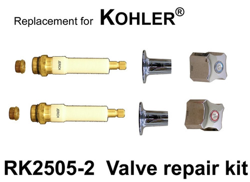 For Kohler RK2505-2 2 Valve Rebuild Kit