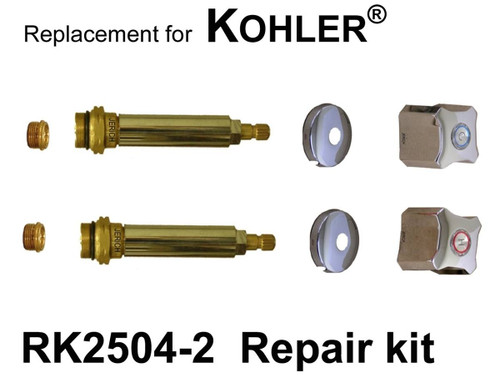 For Kohler RK2504-2 2 Valve Rebuild Kit