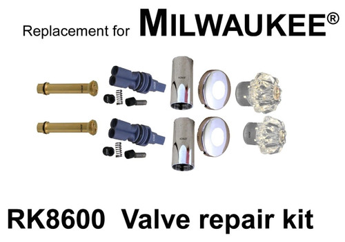 For Milwaukee RK8600 2 Valve Rebuild Kit