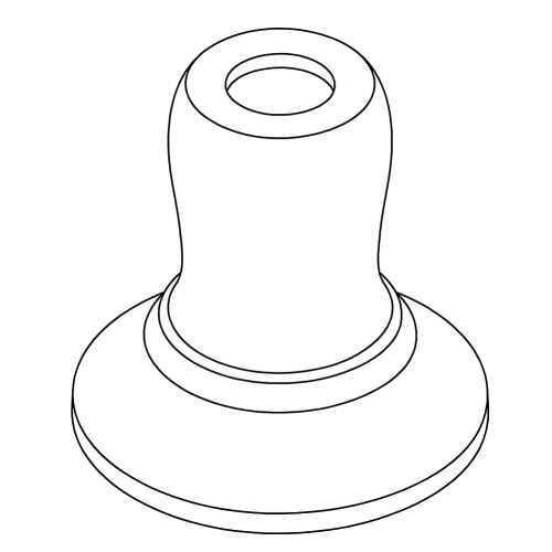 Kohler 1033745-Sn Bonnet- Handle - Vibrant Polished Nickel