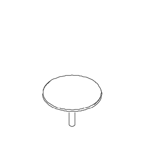 Kohler 1019021-Sn Plug- Waste - Vibrant Polished Nickel