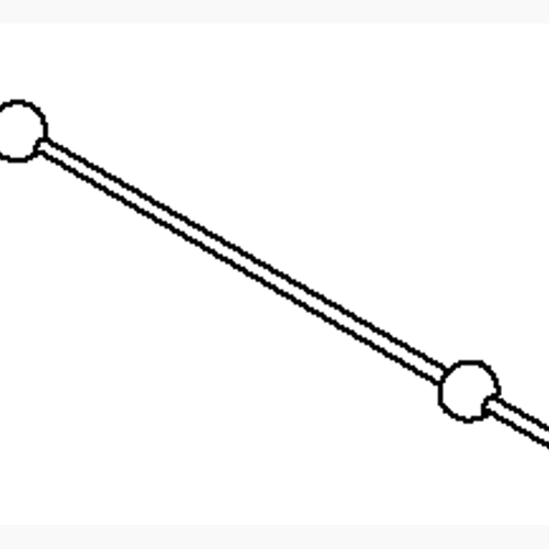 Kohler 1041821-Cp Drain Rod Assembly (Exposed) - Polished Chrome