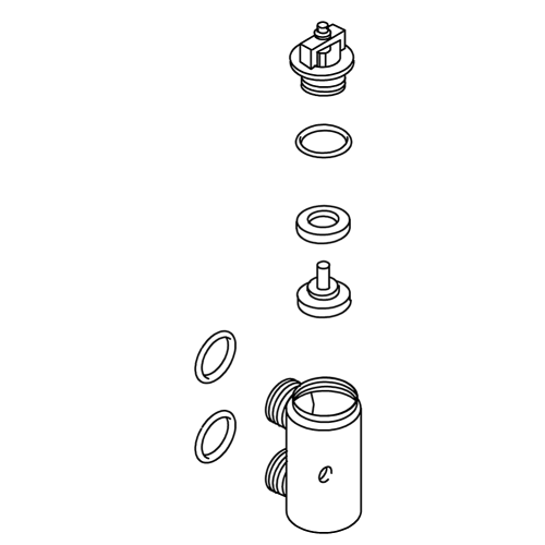 Kohler 21289-Cp Body Assy- Vacuum Breaker - Polished Chrome