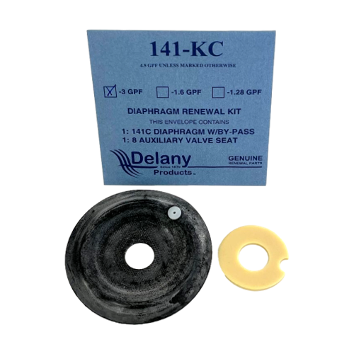 Delany 141-3-KC Diaphragm Renewal Kit 3.5 GPF
