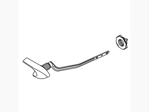 Kohler 1245886-Cp Trip Lever Kit- Right - Polished Chrome