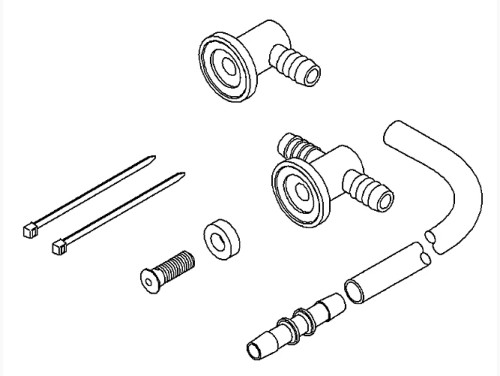 Kohler 1146802-96 Kit- Brass Airjet Service Assy - Biscuit