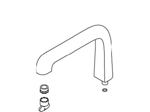 Kohler 1095496-Cp Secondary Spout Kit - Polished Chrome